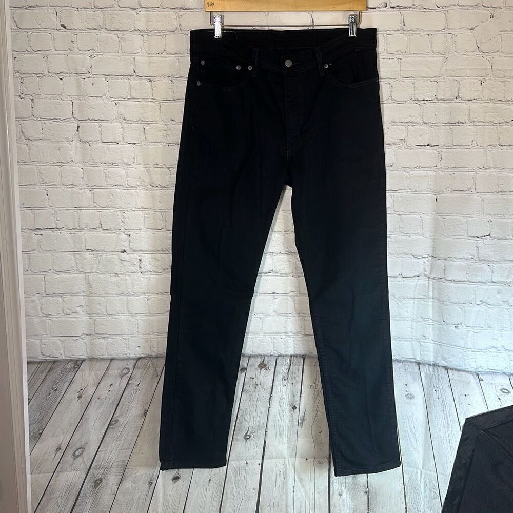 Levi’s 511 Mens Slim Fit Straight Leg BlackJeans Denim size W33 x L32